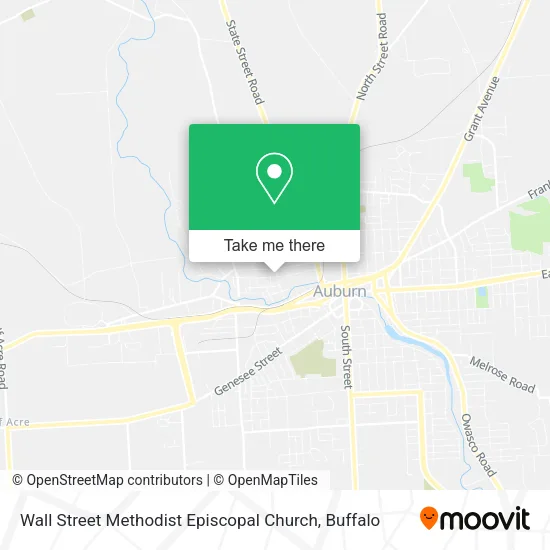 Mapa de Wall Street Methodist Episcopal Church