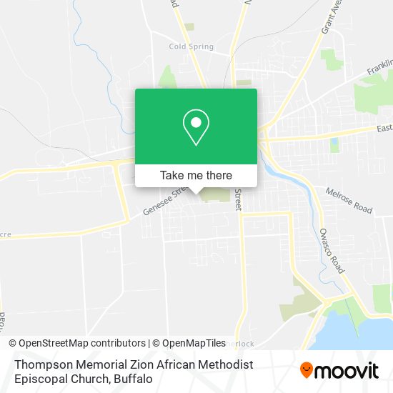 Thompson Memorial Zion African Methodist Episcopal Church map
