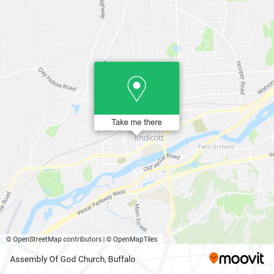 Assembly Of God Church map