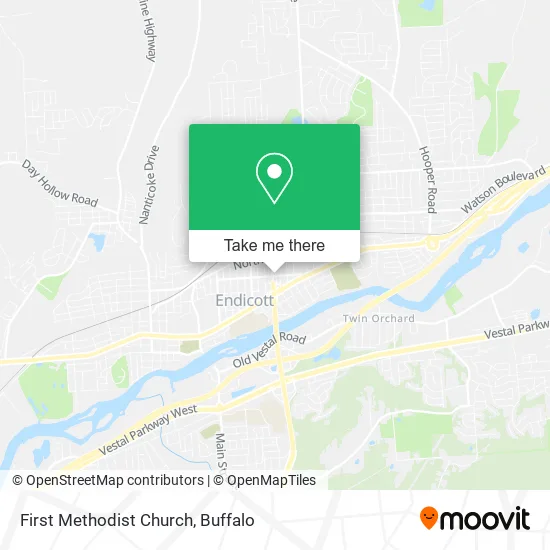 First Methodist Church map