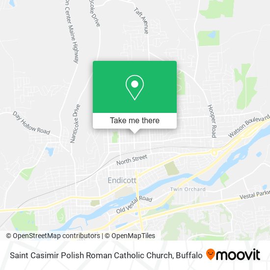 Saint Casimir Polish Roman Catholic Church map