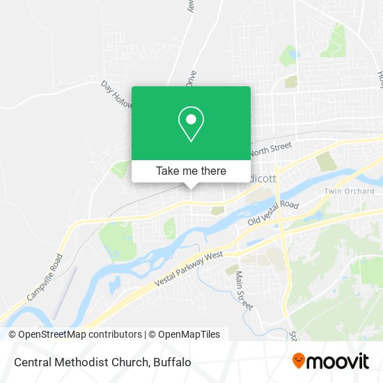 Central Methodist Church map