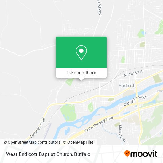 Mapa de West Endicott Baptist Church
