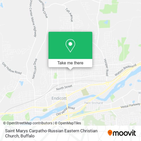 Saint Marys Carpatho-Russian Eastern Christian Church map