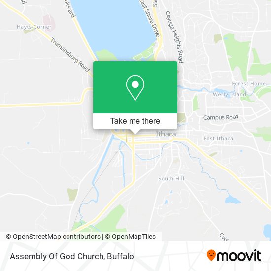 Assembly Of God Church map
