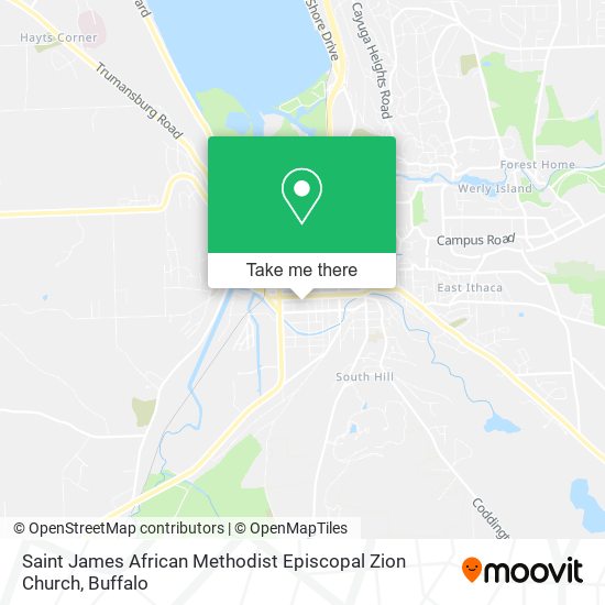 Saint James African Methodist Episcopal Zion Church map
