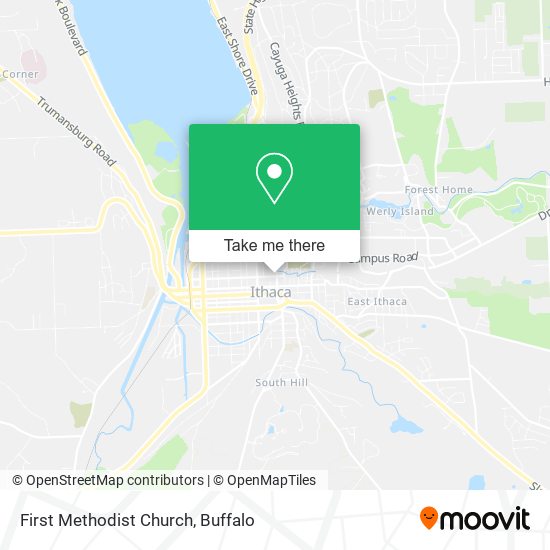 First Methodist Church map