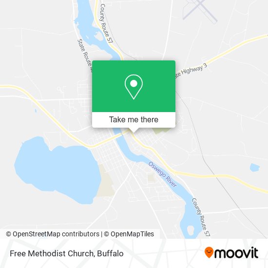 Free Methodist Church map