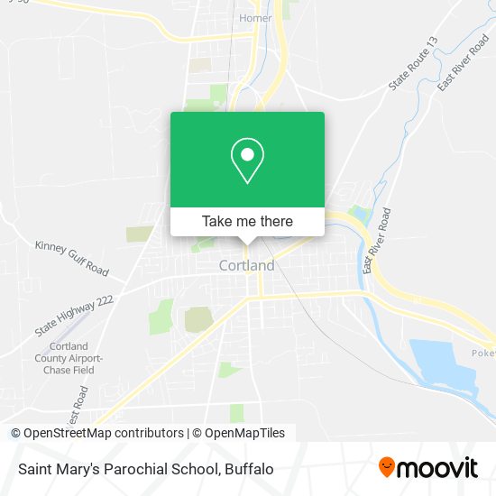 Saint Mary's Parochial School map