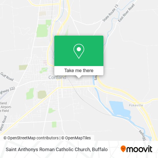 Saint Anthonys Roman Catholic Church map