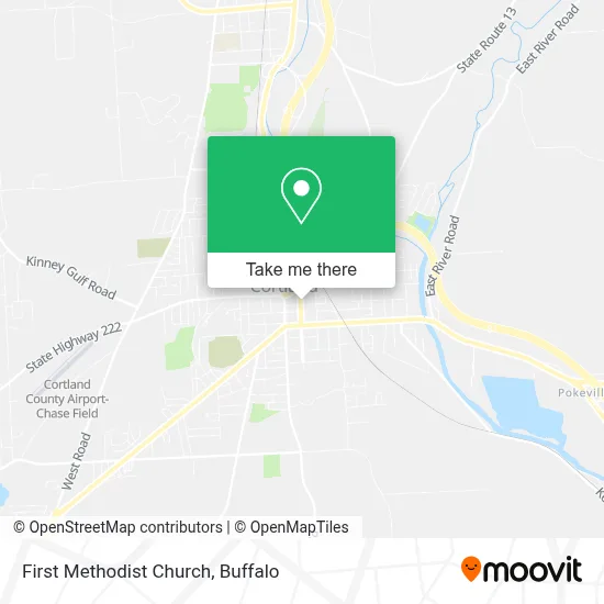 First Methodist Church map