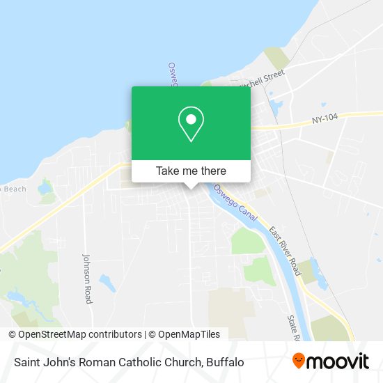 Saint John's Roman Catholic Church map