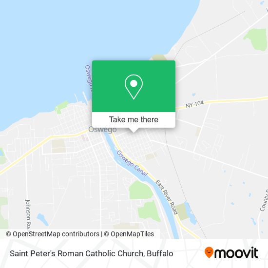 Saint Peter's Roman Catholic Church map