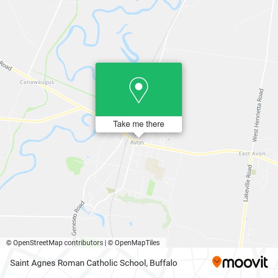 Saint Agnes Roman Catholic School map