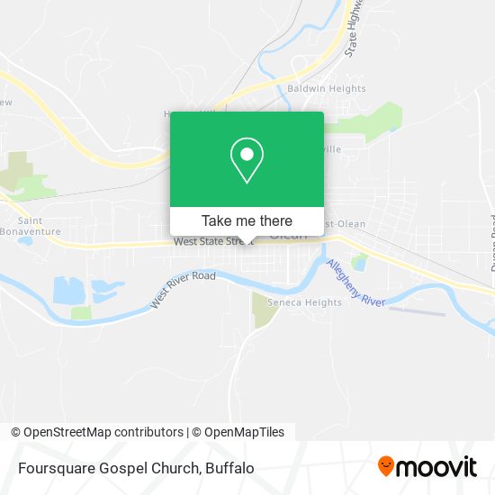 Foursquare Gospel Church map