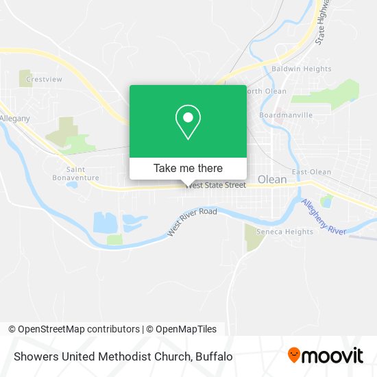 Mapa de Showers United Methodist Church