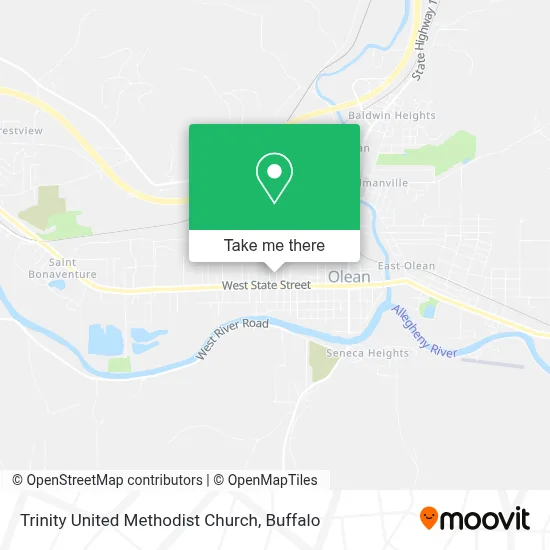 Trinity United Methodist Church map