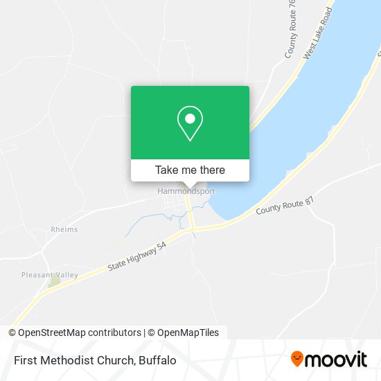Mapa de First Methodist Church