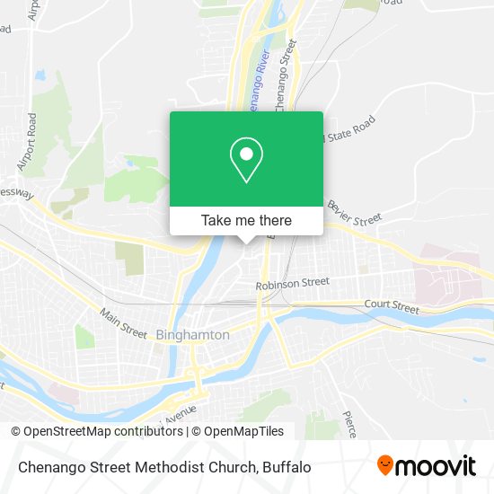 Chenango Street Methodist Church map