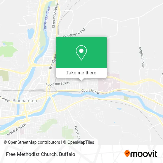 Free Methodist Church map