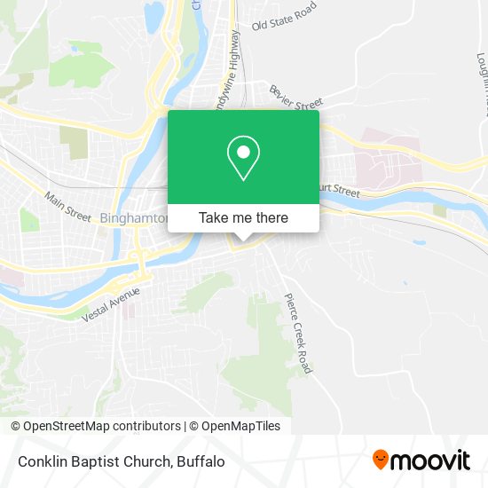 Mapa de Conklin Baptist Church