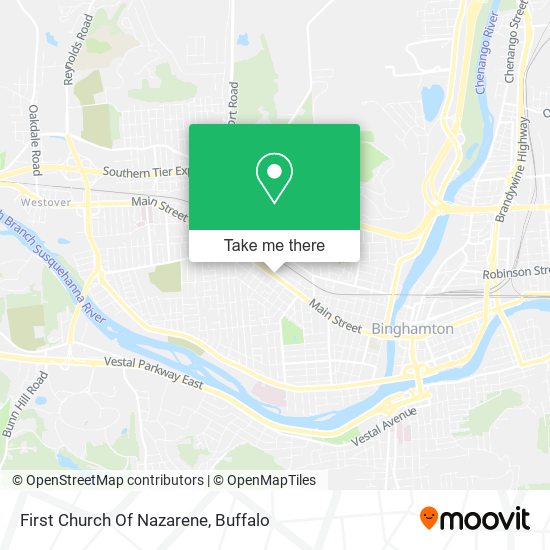 First Church Of Nazarene map