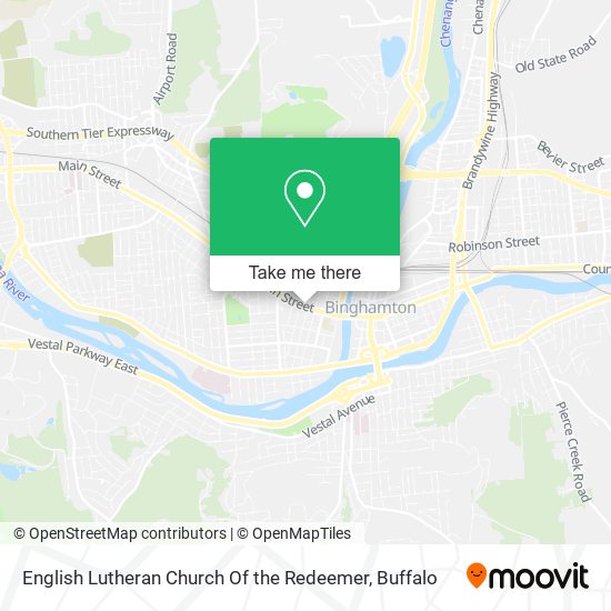 English Lutheran Church Of the Redeemer map