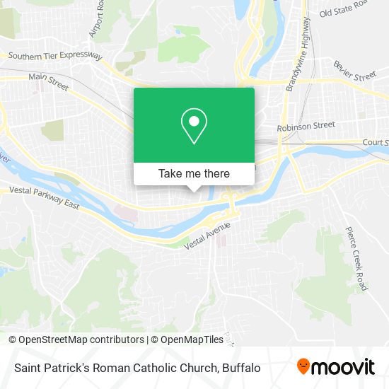 Saint Patrick's Roman Catholic Church map