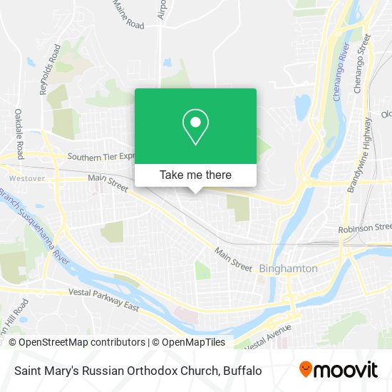 Saint Mary's Russian Orthodox Church map