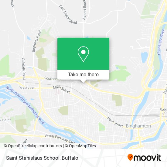 Saint Stanislaus School map