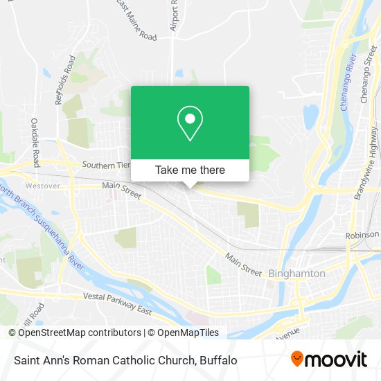 Saint Ann's Roman Catholic Church map