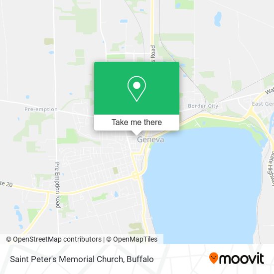Saint Peter's Memorial Church map