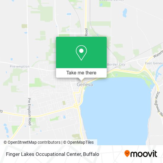 Finger Lakes Occupational Center map