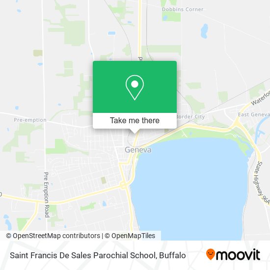 Saint Francis De Sales Parochial School map