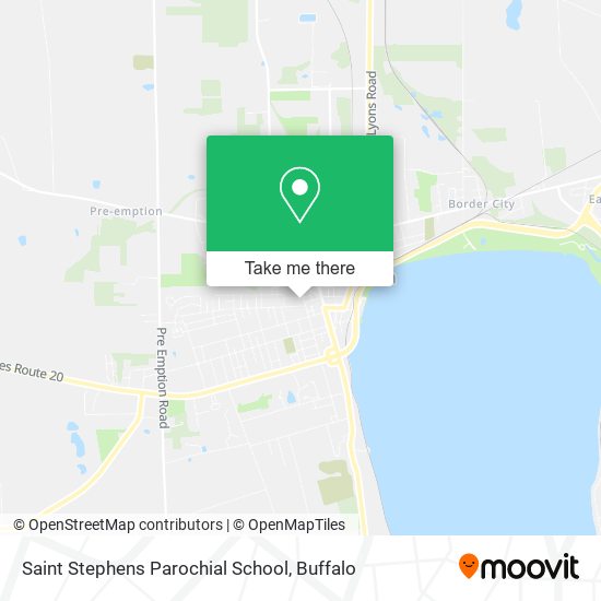 Saint Stephens Parochial School map