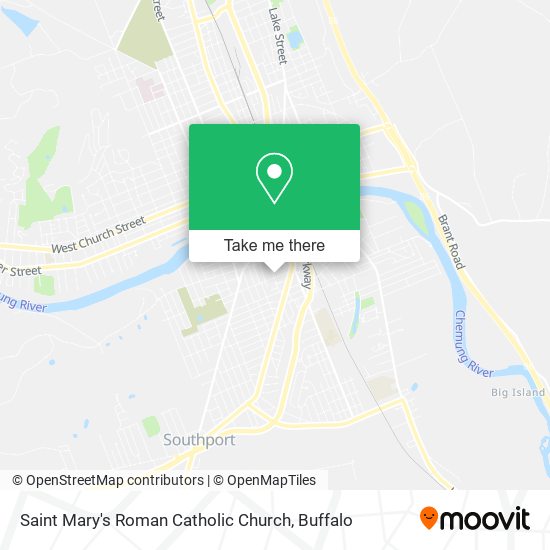Saint Mary's Roman Catholic Church map