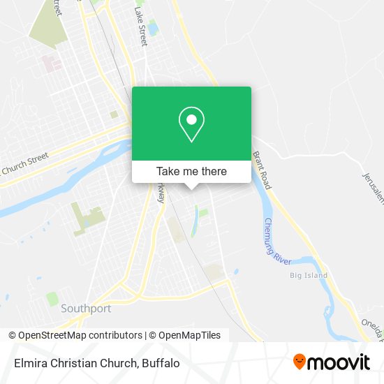 Elmira Christian Church map