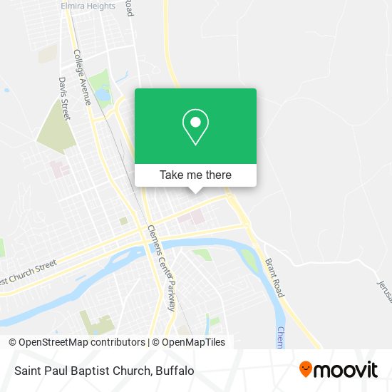Saint Paul Baptist Church map