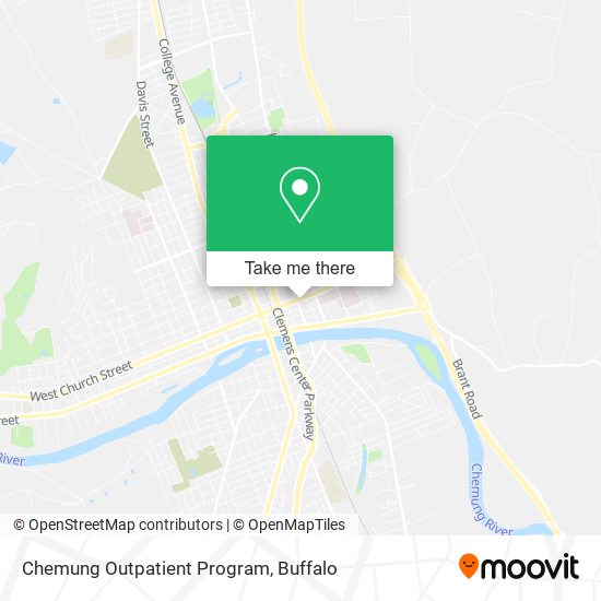Chemung Outpatient Program map