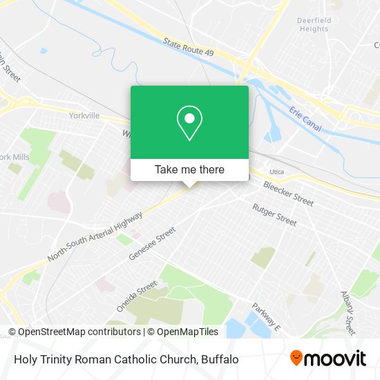 Holy Trinity Roman Catholic Church map