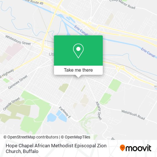 Hope Chapel African Methodist Episcopal Zion Church map