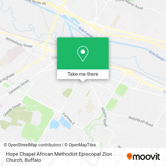 Hope Chapel African Methodist Episcopal Zion Church map