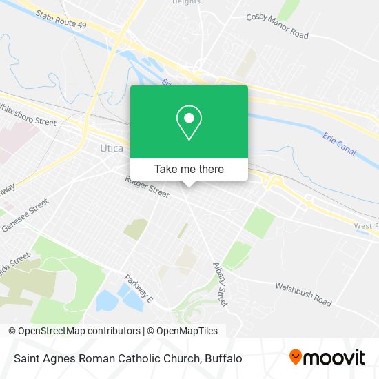Mapa de Saint Agnes Roman Catholic Church