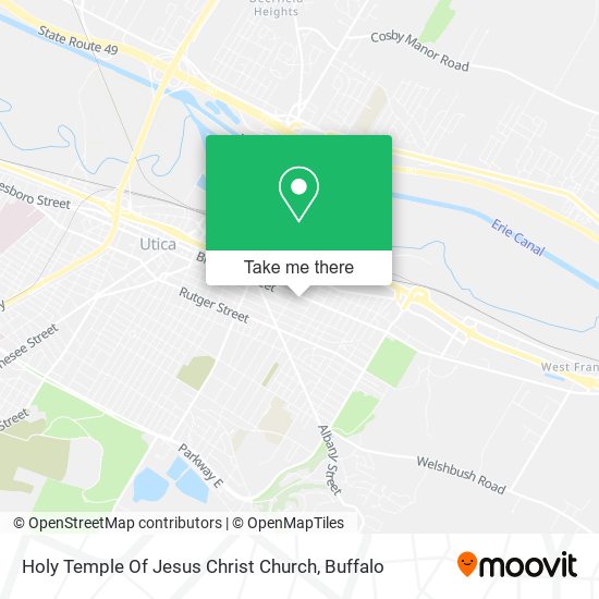 Holy Temple Of Jesus Christ Church map