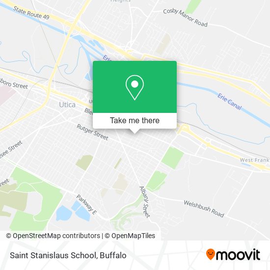 Saint Stanislaus School map