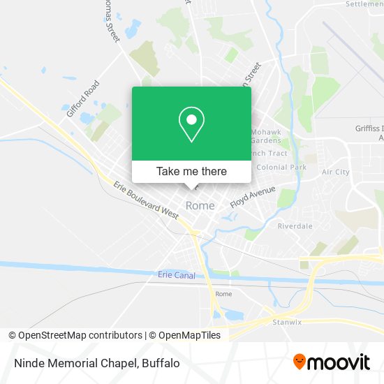 Ninde Memorial Chapel map