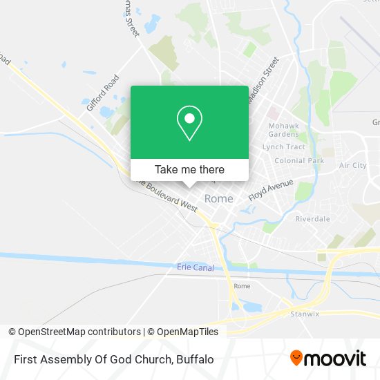 Mapa de First Assembly Of God Church