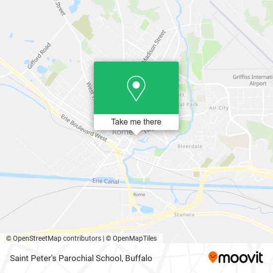 Saint Peter's Parochial School map