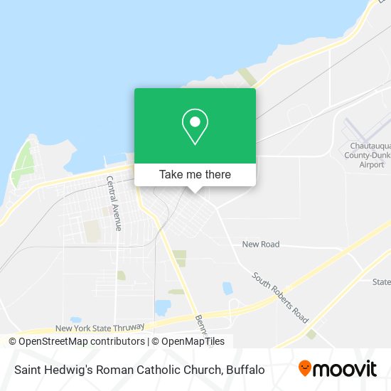 Saint Hedwig's Roman Catholic Church map