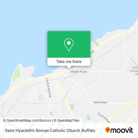 Saint Hyacinth's Roman Catholic Church map